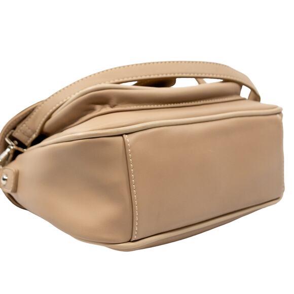 Women's Tan Top Handle Bag DAVID JONES PARIS Handbag Crossbody Purse - Picture 5 of 11